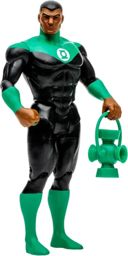 Vista 2 de Linterna Verde John Stewart (DC Super Powers) Figura de 4 pulgadas