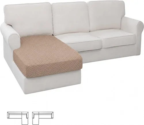 Vista 83 de XINEAGE Funda de diván para sofá en forma de L, fundas de sofá modular para mascotas, funda de asiento de sofá antideslizante lavable, fundas