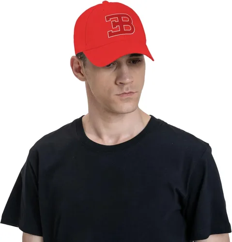 Vista 7 de JOMNAW Gorra de béisbol Bugatti-Logo Bordado Sombrero Ajustable Moda Casquette Unisex