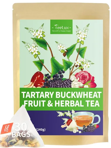 Vista 40 de TeeLux - Bolsas de té de cebada, sabor a nuez y tostado, sin cafeína, 0.07 oz x 50 bolsas Té de grano de cebada asada con aroma a nuez, sin
