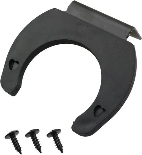 Vista 4 de ZYAMY Soporte para micrófono de montaje en pared, soporte de suspensión de doble gancho para micrófono inalámbrico, 2 uds