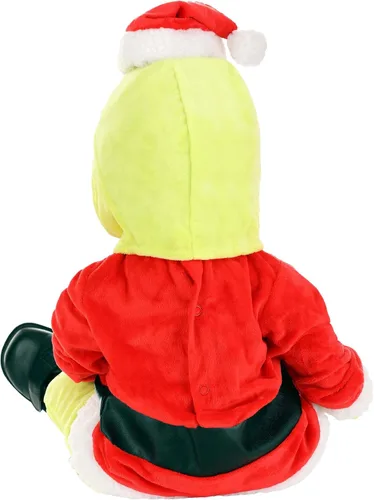Vista 4 de elope Dr. Seuss The Grinch - Disfraz de Papá Noel para bebés