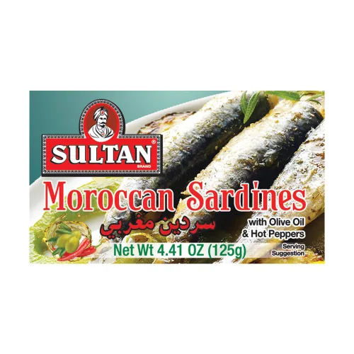 Vista 9 de Sultan Sardinas Marroquíes de Temporada en Aceite con Chiles, 100% Completamente Natural, Alta Proteína, Sin Aditivos, Sin Conservantes, Paleo