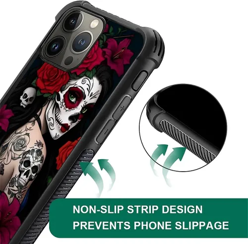 Vista 644 de Funda compatible con iPhone 15, diseño de elefantes africanos, diseño increíble a prueba de golpes, antiarañazos, carcasa trasera de policarbonato