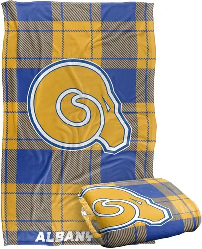 Vista 294 de LOGOVISION St John's University Campus Plaid Spirit Silky Touch Manta súper suave 36 x 58 pulgadas