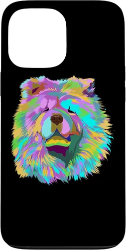 Vista 24 de Colourful Dog Chow Chow Case for iPhone 17
