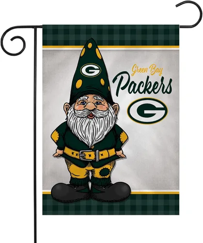 Vista 20 de Rico Industries NFL Gnomo - Bandera de jardín de doble cara de 13 x 18 pulgadas