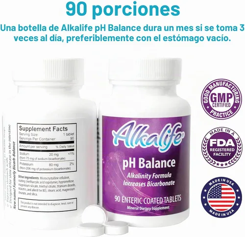 Vista 3 de Alkalife Tabletas de equilibrio de pH Las primeras tabletas patentadas que neutralizan el ácido y equilibran el pH para apoyo inmunológico