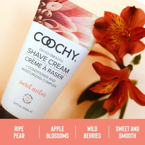 Vista 5 de Coochy Crema de afeitado - Loción hidratante para afeitar, crema de afeitar íntima suave, para área del bikini, axilas, piernas y más, fórmula