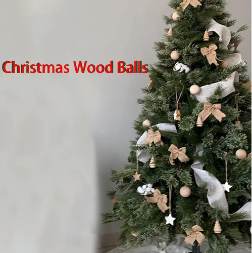 Vista 6 de MOUYAT 4 bolas redondas de madera grandes de 3 pulgadas, bolas de madera maciza sin terminar de 3.0 in, bolas de madera maciza para manualidades