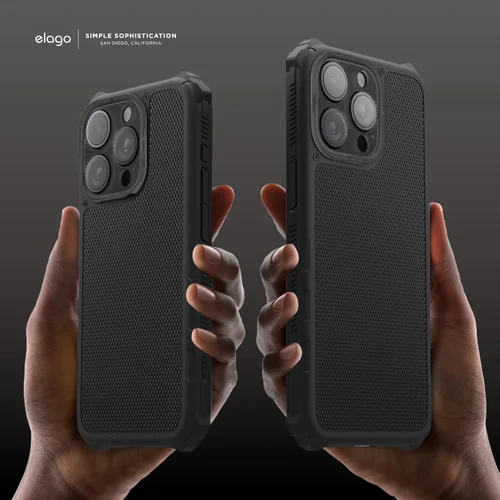 Vista 8 de elago Funda compatible con iPhone 15 Pro Max, compatible con MagSafe, Armor Case, protección contra caídas de grado militar estadounidense, diseño