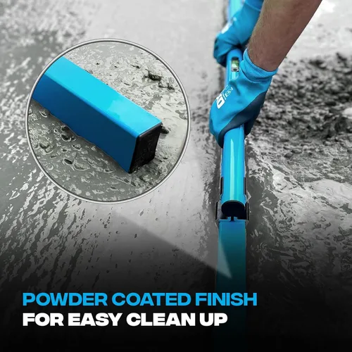 Vista 4 de OX TOOLS Serie Pro Nivel de concreto de 48 pulgadas con vial nivelador Aleación estructural resistente Mango ergonómico Ligero y reversible