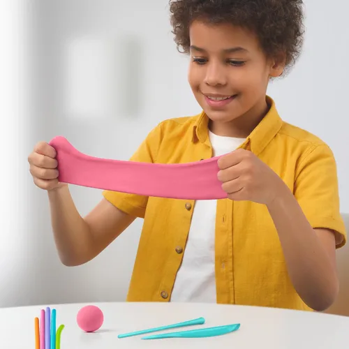 Vista 6 de HEY CLAY Colorido modelado de arcilla seca al aire para niños 6 latas con divertidas instrucciones interactivas aplicación - Actividades para niños