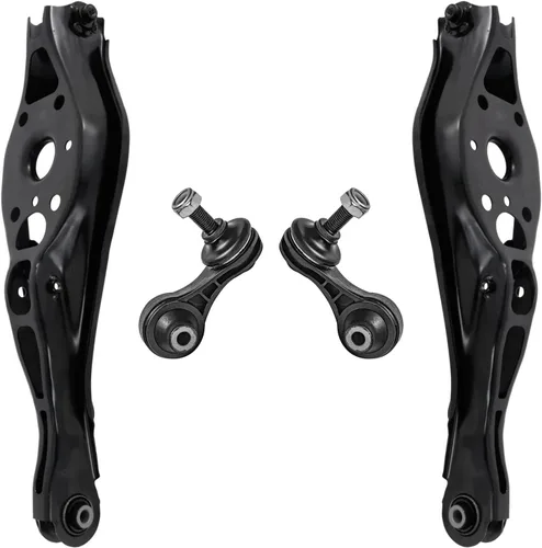 Vista 137 de Detroit Axle - 4 piezas de brazos de control traseros para Ford C-Max, Focus, Mazda 3 5, Volvo C30, C70, S40, V50, 4 brazos de control superiores e