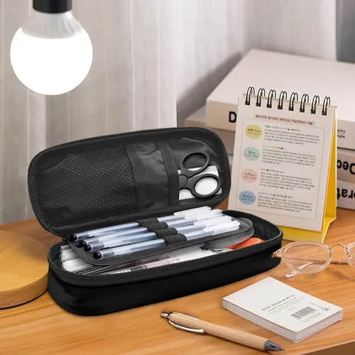 Vista 4 de POLERO Estuche de lápices personalizado para niños, bolsa de lápices personalizada, papelería estética, suministros escolares, regalos de regreso a