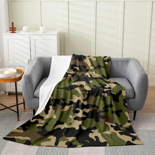 Vista 9 de Erosebridal Manta de pingüino de 40 x 50 pulgadas para niños y niñas, manta de franela gris blanca y negra con diseño de animales antárticos