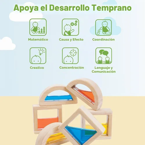 Vista 4 de Plan Toy Water Blocks Multicolor