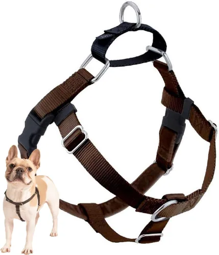 Vista 11 de 2 Hounds Design Freedom - Arnés para perro sin tirones, arnés ajustable, fácil de caminar y control cómodo, se adapta a perros pequeños, medianos
