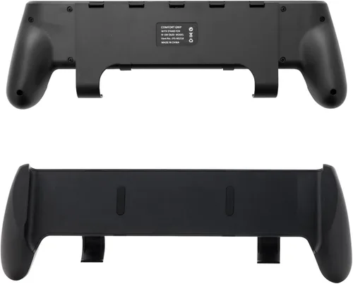 Vista 7 de Switch OLED Grip, Switch OLED Handheld Grip with Stand and Game Card Slots - Black