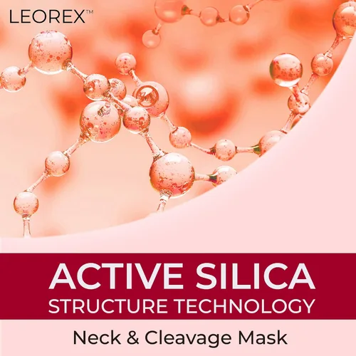 Vista 4 de LEOREX Crema antiarrugas Booster Neck & Decollete - Máscara intensiva para el cuello, crema reafirmante de escote y cuello, crema para tensar