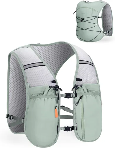 Vista 13 de ECOHUB Mochila de hidratación para correr, mochila ligera de hidratación para senderismo, ciclismo, maratón, mochila para mujeres y hombres