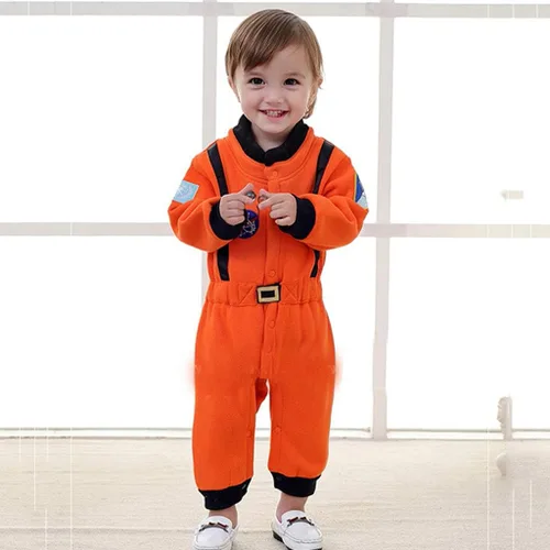 Vista 2 de Digood Mono para niños juego de rol astronauta astronauta disfraz de cosplay traje espacial mono para bebé