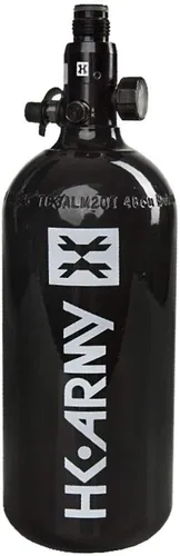 Vista 10 de HK Army Tanque de aire comprimido de aluminio HPA para paintball con sistemas de aire - Regulador estándar Negro