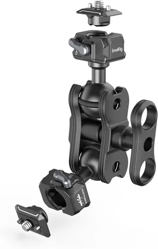 Vista 11 de SMALLRIG Placa de liberación rápida HawkLock Mini Adaptador de montaje de cámara de liberación rápida con tornillo de 1/4 pulgadas, para abrazadera