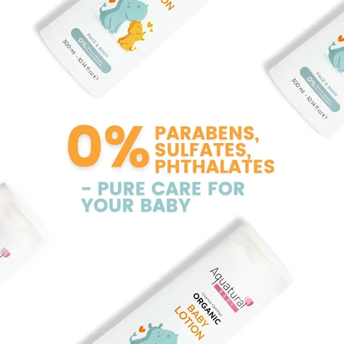 Vista 5 de Loción orgánica para bebés para recién nacidos, crema hidratante natural para rostro y cuerpo, para niños pequeños, piel delicada y seca, loción