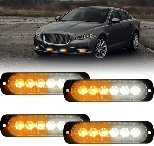 Vista 9 de XT Auto - Luz estroboscópica de advertencia (6 luces LED)
