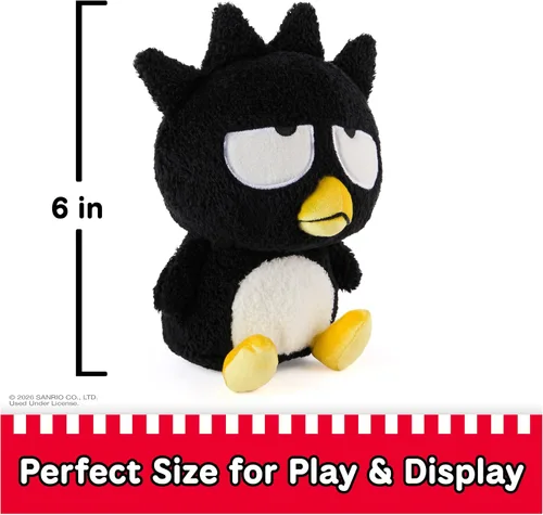 Vista 3 de GUND SanrioBad Badtz-Maru - Juguete de peluche de 6 pulgadas para mayores