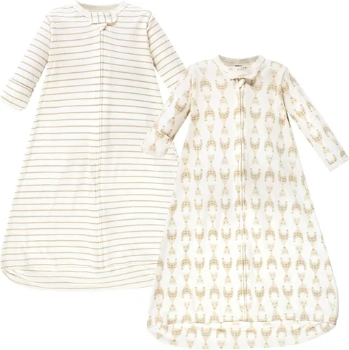 Vista 70 de Hudson Baby Saco de dormir unisex de algodón con manga larga para bebé, saco, manta