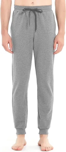 Vista 24 de Idtswch 30/32/34/36/38/40. Pantalones deportivos altos para hombre, extra largos, con bolsillos con cremallera