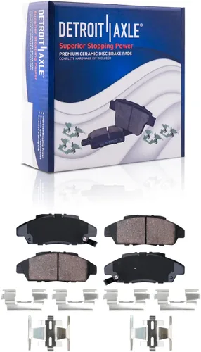 Vista 132 de Detroit Axle - Pastillas de Freno Traseras de Cerámica Izquierda Reemplazo de Pinza para Silverado Sierra Suburban 1500 Tahoe Yukon Escalade ESV EXT