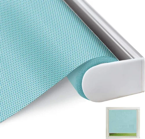 Vista 14 de Persianas enrollables solares para ventana, impermeables, filtrantes de luz, sin cordón, protección UV, ignífugas, para ventanas, puertas, sala