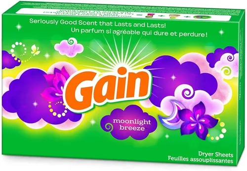 Vista 2 de Gain Hojas para secadora - Aroma fresco de isla - 34 hojas de secadora por caja - Paquete de 3