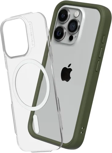 Vista 8 de RhinoShield Funda modular compatible con MagSafe para [iPhone 15 Pro Max] Mod NX - Fuerza de tracción magnética superior, cubierta protectora