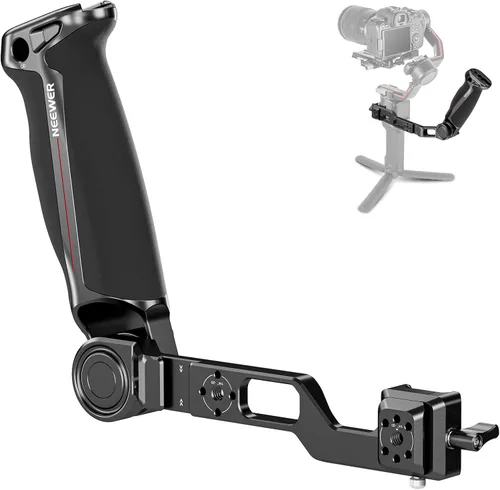 Vista 10 de NEEWER Mango de agarre de correa ajustable compatible con DJI Ronin RS4 RS3 Mini RS 3 Pro RS 2 RSC 2 estabilizador de cardán para disparos de ángulo