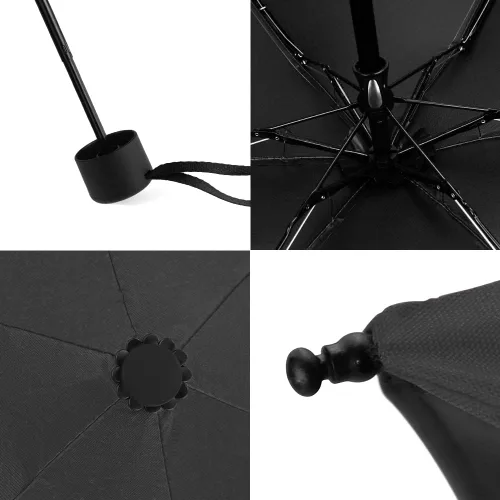 Vista 4 de Yoobure Small Mini Umbrella with Case Light Compact Design Perfect for Travel Lightweight Portable Parasol Outdoor SunRain Umbrellas