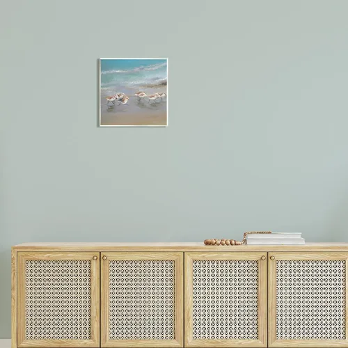 Vista 2 de Stupell Industries Placa de pared con diseño de olas de playa y orilla, diseño de Rick Novak Stupell Industries · By Rick Novak · Ready to hang ·