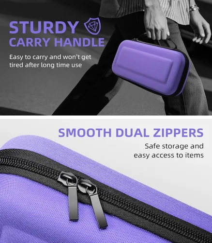 Vista 56 de TiMOVO Carrying Case for Nintendo Switch 2 (2025), Large Capacity Protective Hard Shell Portable Travel Case Pouch for Switch 2, with 10 Game Card