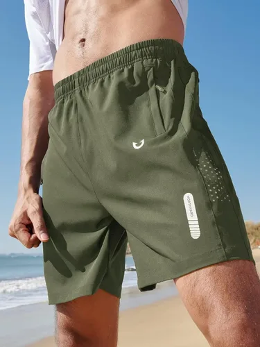 Vista 2 de NORTHYARD Pantalones cortos deportivos ligeros de secado rápido y de 7pulgadas para hombre, para senderismo, deportes, gimnasio, correr