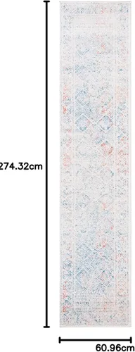 Vista 208 de Safavieh - Alfombra decorativa de la colección Tulum, modelo TUL264F, estilo marroquí, bohemio y desgastado, no suelta pelusa, para sala, vestíbulo