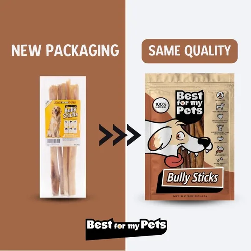 Vista 2 de Best For My Pets, palitos sin olor para mascotas, 8 onzas Golosinas naturales para perros