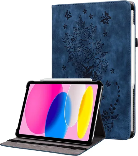 Vista 36 de Funda para iPad Air 3ª Generación 2019/iPad Pro 10.5 Pulgadas 2017, Cubierta de Cuero PU Plegable Multi-Ángulo con Auto Despertar/Dormir y Soporte