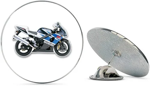 Vista 2 de Suzuki GSXR - Pin de solapa para motocicleta (metal, 0.3in)