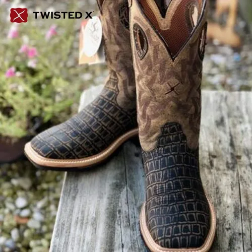 Vista 106 de Twisted X Botas Tech X para hombre de 12 pulgadas, botas occidentales casuales para hombre