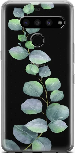 Vista 9 de Mertak Clear Phone Case Compatible with LG Stylo 6 5 4 K61 K51S K41S K30 K20 Q70 Q60 Slim Lightweight Design Cover Tropical Abstract Girls Flamingo
