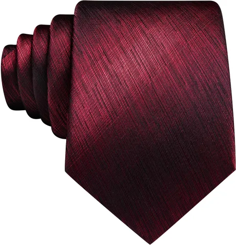 Vista 356 de Barry.Wang Juego de corbatas para hombre, corbata de seda a rayas, tejido a cuadros, gemelos formales, negocios, boda
