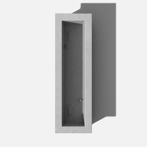 Vista 5 de Veradek Brixton - Maceta de plástico para ventana, maceta rectangular grande para balcón, alféizar de ventana al aire libre, resistente a las Gris
